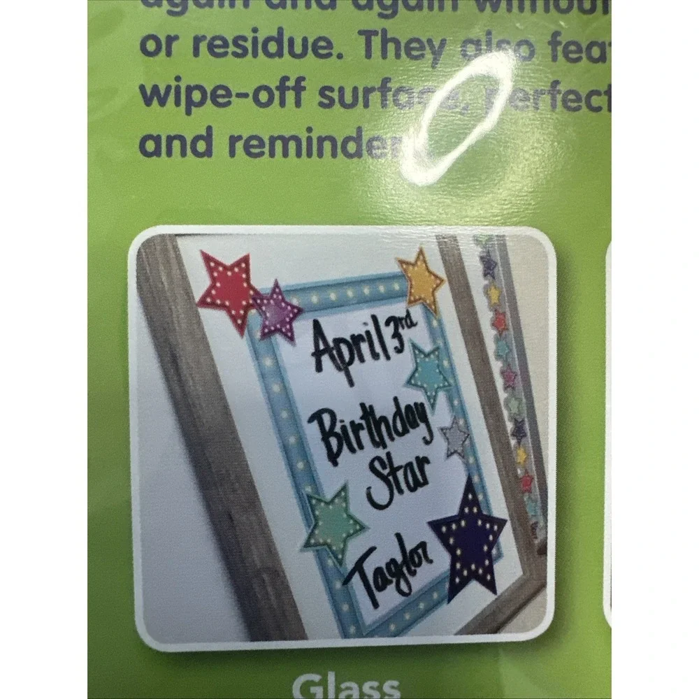 Teacher Created Resources Clingy Playful Patterns Labels 13 Write On Wipe Off